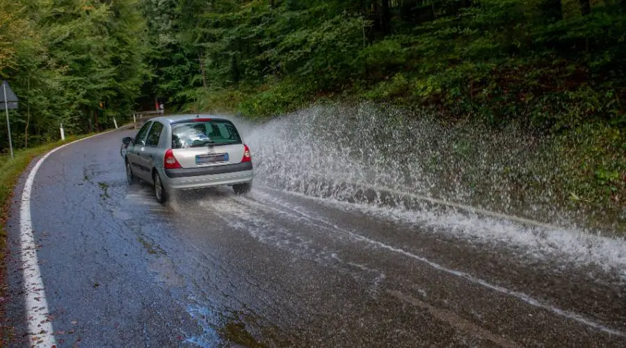 Safe wet season driving Queensland proper tire tread visibility rain weather vehicle preparation